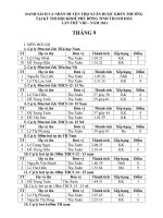 Ket qua ca nhan cua huyen Tho Xuan tai HKPD captinh lan 8 nam 2011