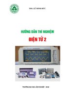 Hướng dẫn thí nghiệm điện tử 2 