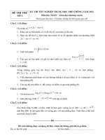 10 de on thi TN he GDTX nam 2012