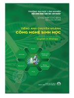 Giáo trình tiếng anh chuyên ngành công nghệ sinh học 