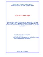 Một số biện pháp tổ chức hoạt động góc cho trẻ mẫu giáo 5 6 tuổi theo quan điểm giáo dục lấy trẻ làm trung tâm tại trường mầm non thiết kế huyện bá thước tỉnh thanh hóa 