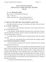 Ban tu nhan xet phan loai cua can bo cong chuc