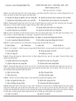 Đề kiểm tra học kì 2 môn Giáo dục công dân lớp 12 năm học 2020-2021 – Trường THPT Chuyên Bế Tre