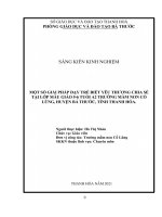 Một số giải pháp dạy trẻ biết yêu thương chia sẻ tại lớp mẫu giáo 5   6 tuổi a2 trường mầm non cổ lũng, huyện bá thước, tỉnh thanh hóa 