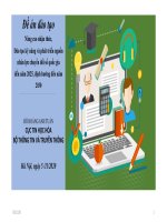 Đề án đào tạo Nâng cao nhận thức, Đào tạo kỹ năng và phát triển nguồn nhân lực chuyển đổi số quốc gia đến năm 2025, định hướng đến năm 2030