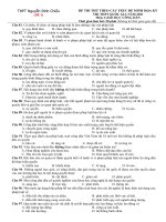 Đề thi thử THPT Quốc gia môn Giáo dục công dân năm học 2021 – Trường THPT Nguyễn Đình Chiểu (Mã đề 01)