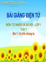 Tuan 1 TNXH - Cơ Thể Chúng Ta