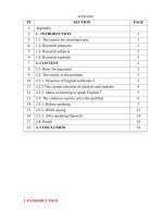 Some experiences of teaching english speaking skills for students grade 7 at secondary school (một số kinh nghiệm dạy kỹ năng nói tiếng anh cho học sinh lớp 7 ở trường trung học cơ sở)  