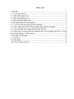 Một số giải pháp giúp trẻ lớp mẫu giáo 4 5 tuổi khu lát trường mầm non tam chung hứng thú khi tham gia hoạt động ngoài trời 