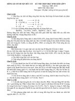 de thi hoc sinh gioi mon hoa hoc 9