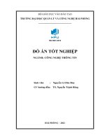 Đồ án tốt nghiệp: Xây dựng hệ thống quản lý văn bản phục vụ điều hành trong Công ty Than Khánh Hòa