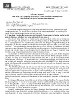 BAI THU HOACH NQTW4 KHOA XI