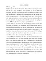 BỒI DƯỠNG tư DUY vật lý CHO học SINH QUA một số bài TOÁN THỰC tế PHẦN ĐỘNG học CHẤT điểm 