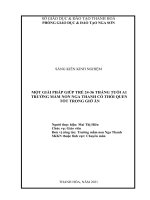 Một số giải pháp giúp trẻ 24   36 tháng tuổi a1 trường mầm non nga thanh có thói quen tốt trong giờ ăn 