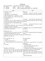 Giao an lop ghep 45 tuan 31