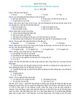 Bài tập trắc nghiệm Giáo dục công dân 8 – Bài 10: Tự lập