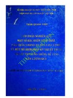 Góp phần nghiên cứu một số đặc điểm sinh thái cây trẩu (vernicia montana lour) và một số biện pháp kỹ thuật trồng và cải tạo rừng trồng để tăng sản lượng quả 
