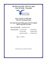 BÁO CÁO ĐỒ ÁN MÔN HỌC Phát triển ứng dụng di động Xây dựng ứng dụng di động quản lý thi trắc nghiệm môn tư tưởng Hồ Chí Minh