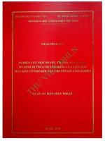Nghiên cứu một số yếu tố ảnh hưởng đến ổn định hướng chuyển động của liên hợp máy kéo cỡ nhỏ khi vận chuyển gỗ lâm nghiệp 