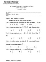 Mau bai kiem tra viet san