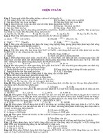 Bai tap trac nghiem dien phan