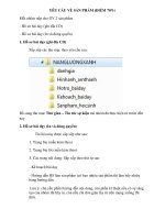 Yeu cau ve san pham cuoi khoa