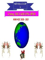 Địa lí 6: Bài 7 - Sự vận động tự quay quanh trục của Trái Đất