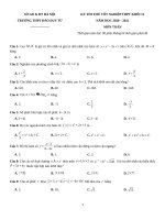 22  đề thi thử TN THPT 2021   môn toán   THPT đào duy từ   hà nội   lần 1   file word có lời giải