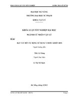 Bật tắt đèn tự động sử dụng vi điều khiển 8051 (hẹn thời gian tắt đèn)    