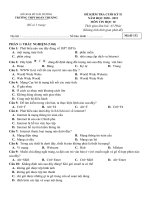 ĐỀ KIỂM TRA VÀ ĐÁP ÁN CUỐI KÌ II MÔN TIN 10 NĂM HỌC 2020-2021 | Trường THPT Đoàn Thượng