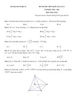 38  đề thi thử TN THPT 2021   môn toán   sở GD đt nghệ an   lần 1   file word có lời giải (1)