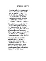 Bai tho doc dao chu C
