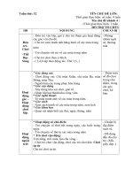 Giáo án tuần 32: Nước - hiện tượng thiên nhiên nhánh: các mùa trong năm