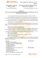 TT-BLĐTBXH bãi bỏ văn bản QPPL do Bộ trưởng BLĐTBXH ban hành