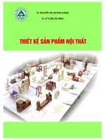 Bài giảng thiết kế sản phẩm nội thất 