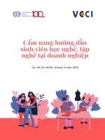 CẨM NANG thực tập nghề doanh nghiệp