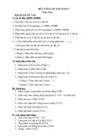 De cuong on toan cuoi nam lop 3