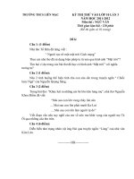 De thi tuyen sinh vao 10 THPT mon Ngu van 1112 Lan3THCS Lien Mac