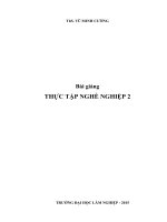 Thực tập nghề nghiệp 2 