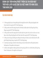 ĐÁNH GIÁ TIỀM NĂNG PHÁT TRIỂN DỰ ÁN ĐIỆN MẶT TRỜI NỐI LƯỚI QUỐC GIA TẠI VIỆT NAM TỚI NĂM 2020, TẦM NHÌN 2030