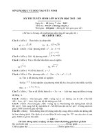 De thi tuyen sinh vao lop 10 Toan khong chuyen Tay Ninh