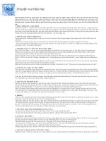 Chuyen cua nhung phat minh Hoa hoc