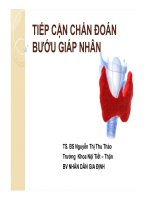 TIẾP CẬN CHẨN ĐOÁN BƯỚU GIÁP NHÂNTS. BS Nguyễn Thị Thu ThảoTrưởng Khoa Nội Tiết – Thận