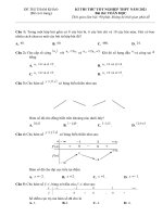 Đề 4  đề thi thử TN THPT môn toán theo cấu trúc đề minh họa 2021 có lời giải