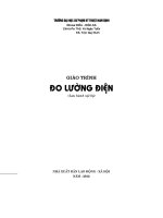 Giáo trình Đo lường điện - ĐH Sư Phạm Kỹ Thuật Nam Định