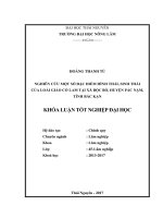 Nghiên cứu một số đặc điểm hình thái sinh thái của loài giảo cổ lam tại xã bộc bố huyện pắc nặm tỉnh bắc kạn 