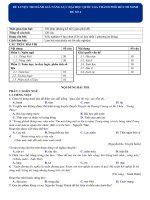 Đề thi thử đánh giá năng lực năm 2020 có đáp án - Đại học Quốc gia TP.HCM (Đề số 4)