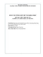 Phát triển một bộ biến đổi công suất cho ứng dụng năng lượng gió và truyền động điện xoay chiều ba pha   báo cáo đề tài nghiên cứu khoa học cấp trường 