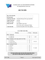 Đề thi mẫu kỳ thi đánh giá năng lực năm 2018 - Đại học Quốc gia TP.HCM