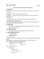 Đại số 6 - Chia hai lũy thừa cùng cơ số